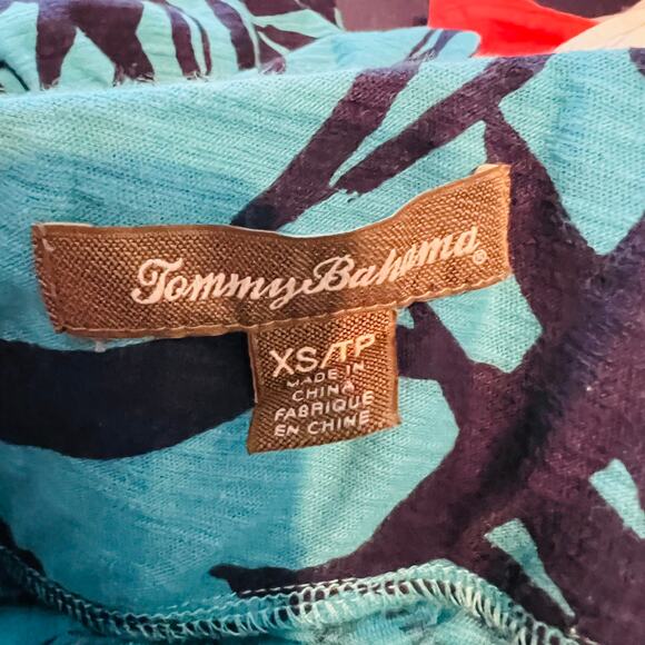Tommy Bahama Halter Dress Beach Blue Black Cover Up - XS - Picture 5 of 5